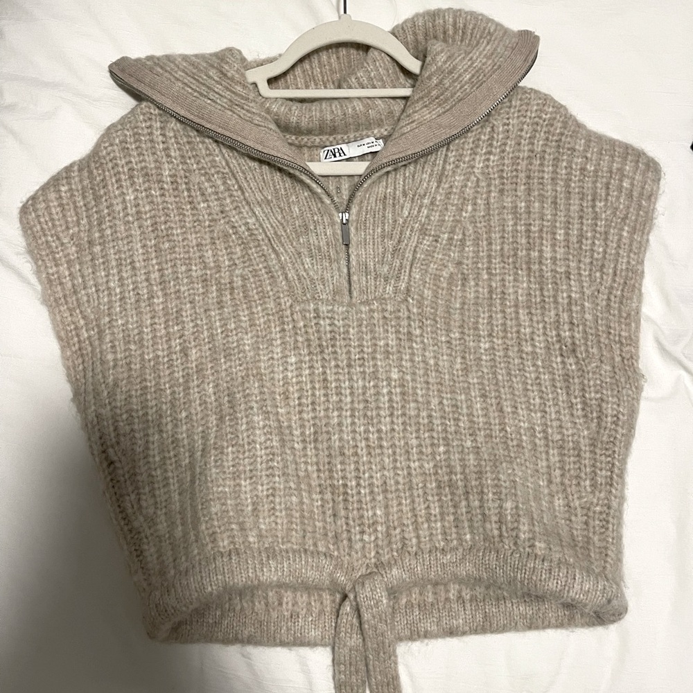 Zara cropped sweater